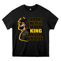 Black strong powerful confident king blessed unique Heavy Core Tee - CowGirlArtShop