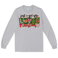 Moon Dust Just A Girl Who Loves Christmas Long Sleeve Tee - FaDigitalArtStudio