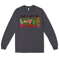 Smoke Just A Girl Who Loves Christmas Long Sleeve Tee - FaDigitalArtStudio