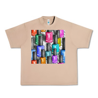 Burro colorful nail polish seamless pattern bbs Urban Heavy Tee - BundleAndBundleShop