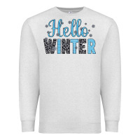 Oatmeal Heather hello winter Premium Sweatshirt - JahusDesignShop