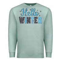 Seafoam hello winter Premium Sweatshirt - JahusDesignShop