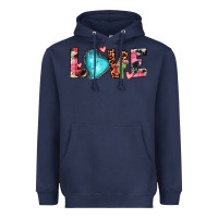 Navy gemstone love Heavyweight Hoodie - JahusDesignShop
