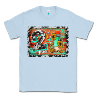 Dusty Blue western back to school 2nd grade 2 Classic Tee - Jasminsmagicworld