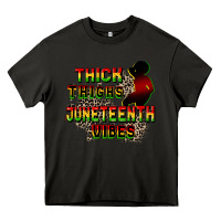 Asphalt thick thighs juneteenth vibes cowgirl Heavy Core Tee - CowGirlArtShop