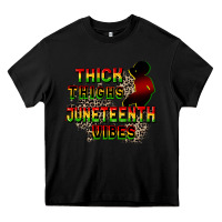 Black thick thighs juneteenth vibes cowgirl Heavy Core Tee - CowGirlArtShop