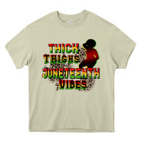 Mossy thick thighs juneteenth vibes cowgirl Heavy Core Tee - CowGirlArtShop
