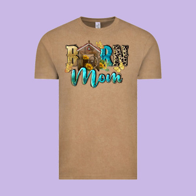 Barn Mom Mother's Day Vintage Tee Designed By Fadigitalartstudio