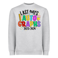 Heather Grey last days auto graphs Heavyweight Sweatshirt - JahusDesignShop