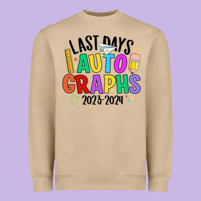 Last Days Auto Graphs Heavyweight Sweatshirt Designed By Jahusdesignshop