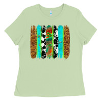 Matcha western brushstrokes Ladies Tee - OliviaCreatesArt