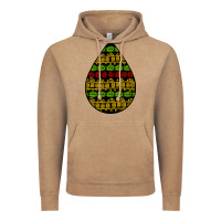 African Masks Teardrop Vintage Hoodie | Teevron