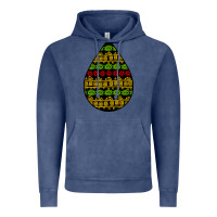 Vintage Denim african masks teardrop Vintage Hoodie - BundleAndBundleShop