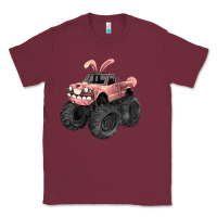 Burgundy Easter monster truck Easter Day Classic Tee - HowdyJamesFarm