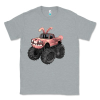 Heather Grey Easter monster truck Easter Day Classic Tee - HowdyJamesFarm