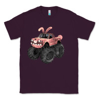 Plum Easter monster truck Easter Day Classic Tee - HowdyJamesFarm
