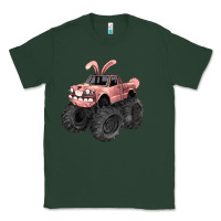 Sports Green Easter monster truck Easter Day Classic Tee - HowdyJamesFarm