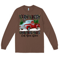 Chestnut Farm Fresh Christmas Trees Cut Your Own Long Sleeve Tee - FaDigitalArtStudio