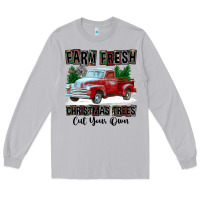 Moon Dust Farm Fresh Christmas Trees Cut Your Own Long Sleeve Tee - FaDigitalArtStudio