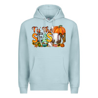 Blue Mist tis the season baseball Premium Hoodie - RacoonDesign