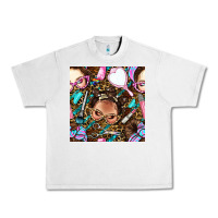 Lunar Rock hairdresser messy bun hand mirror and scissors with leopard and tiger  Urban Heavy Tee - BundleAndBundleShop