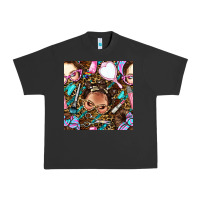 Hairdresser Messy Bun Hand Mirror And Scissors With Leopard And Tiger  Urban Heavy Tee | Teevron