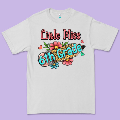 Little Miss Sixth Grade Premium Tee Designed By Ranaportraitstore