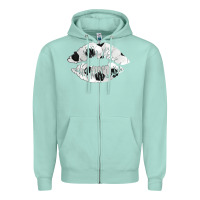 Seafoam soccer lips Zipper Hoodie - AdoDesignShop