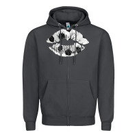Smoke soccer lips Zipper Hoodie - AdoDesignShop