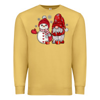 Antique Gold snowman gnome Premium Sweatshirt - JahusDesignShop
