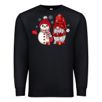 Black snowman gnome Premium Sweatshirt - JahusDesignShop
