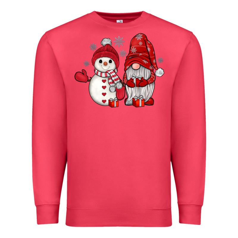 Snowman Gnome Premium Sweatshirt by JahusDesignShop | Teevron