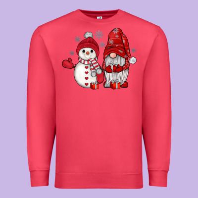 Snowman Gnome Premium Sweatshirt Designed By Jahusdesignshop