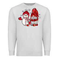 Dove Grey snowman gnome Premium Sweatshirt - JahusDesignShop