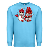 Ocean Blue snowman gnome Premium Sweatshirt - JahusDesignShop
