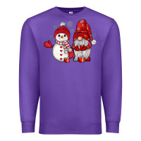Purple snowman gnome Premium Sweatshirt - JahusDesignShop