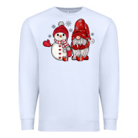 White snowman gnome Premium Sweatshirt - JahusDesignShop