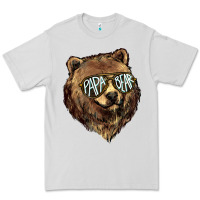 Dove Grey Papa Bear Premium Tee - HowdyJamesFarm