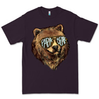 Plum Papa Bear Premium Tee - HowdyJamesFarm