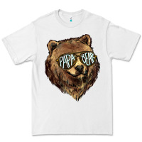 White Papa Bear Premium Tee - HowdyJamesFarm