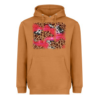 Meerkat valentine's day cowhide leopard background Heavyweight Hoodie - JahusDesignShop