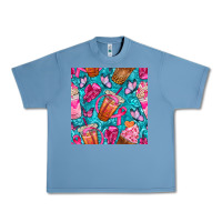 Pebble Blue breast cancer coffee cups with butterfly seamless pattern bbs Urban Heavy Tee - BundleAndBundleShop