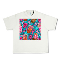 Pistachio breast cancer coffee cups with butterfly seamless pattern bbs Urban Heavy Tee - BundleAndBundleShop