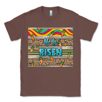Chestnut He is risen tumbler Easter Day Classic Tee - HowdyJamesFarm