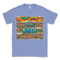 Colony Blue He is risen tumbler Easter Day Classic Tee - HowdyJamesFarm