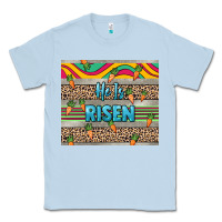 Dusty Blue He is risen tumbler Easter Day Classic Tee - HowdyJamesFarm