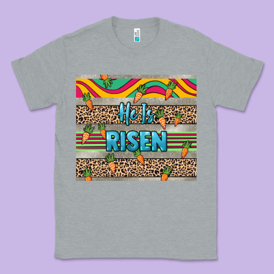 He Is Risen Tumbler Easter Day Classic Tee Designed By Howdyjamesfarm