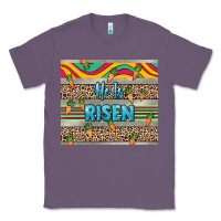 Lavender He is risen tumbler Easter Day Classic Tee - HowdyJamesFarm