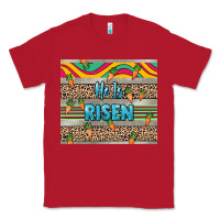 Red He is risen tumbler Easter Day Classic Tee - HowdyJamesFarm