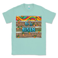 Seafoam He is risen tumbler Easter Day Classic Tee - HowdyJamesFarm